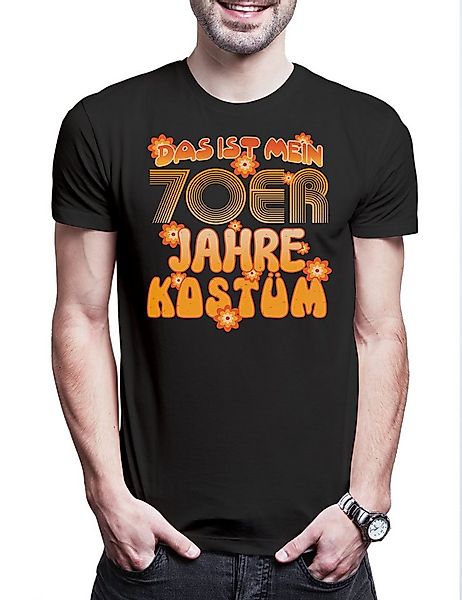 Urban Backwoods Print-Shirt Das ist mein 70er Jahre Kostüm Herren T-Shirt S günstig online kaufen