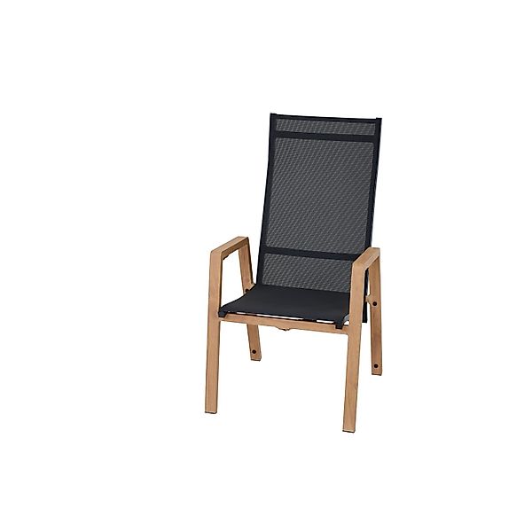Siena Garden Dining Sessel Move Catania 67,5 cm x 60 cm x 111 cm Schwarz-Br günstig online kaufen