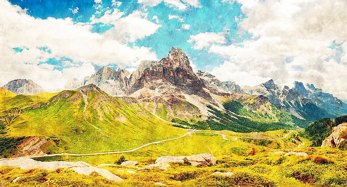 living walls Fototapete "Walls by Patel Dolomiti 1" glatt Vlies, Wand, Schr günstig online kaufen