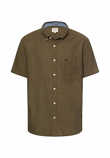 camel active Kurzarmhemd mit Button-Down-Kragen günstig online kaufen