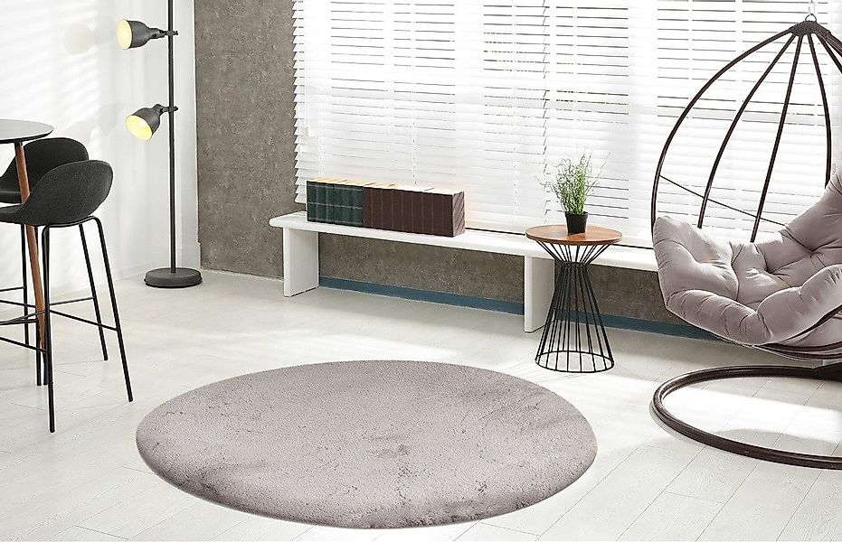 Padiro Teppich »Rabbit Light 525«, rund, 26 mm Höhe günstig online kaufen