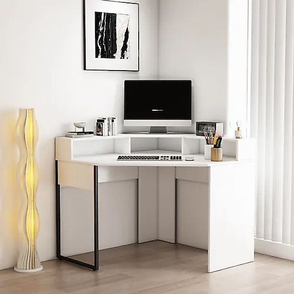 OTTO home Eckschreibtisch »Moid« Set, mit Schreibtischaufsatz, modernes Des günstig online kaufen