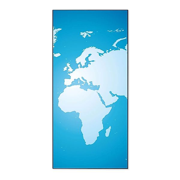 Banjado Magnettafel 37x78cm Magnetwand  Schwarz Aus Metall Magnetpinnwand P günstig online kaufen