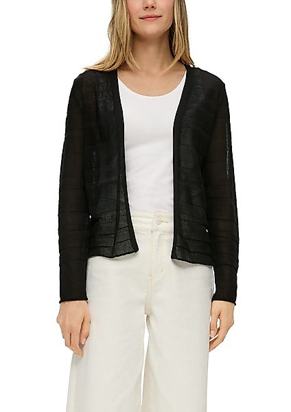 s.Oliver Cardigan mit Musterstruktur und ohne günstig online kaufen