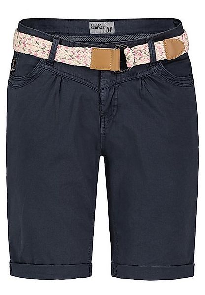 SUBLEVEL Shorts Damen Bermudas kurze Hose Baumwolle Jeans Sommer Chino Stof günstig online kaufen