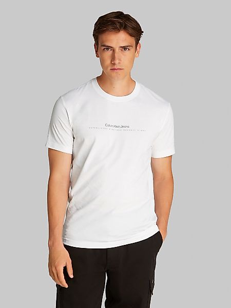 Calvin Klein Jeans Rundhalsshirt MINIMAL LOGO TEE Logodruck günstig online kaufen