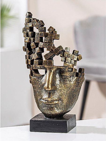 Casablanca by Gilde Dekofigur Skulptur "Male Mask" (1 St) günstig online kaufen