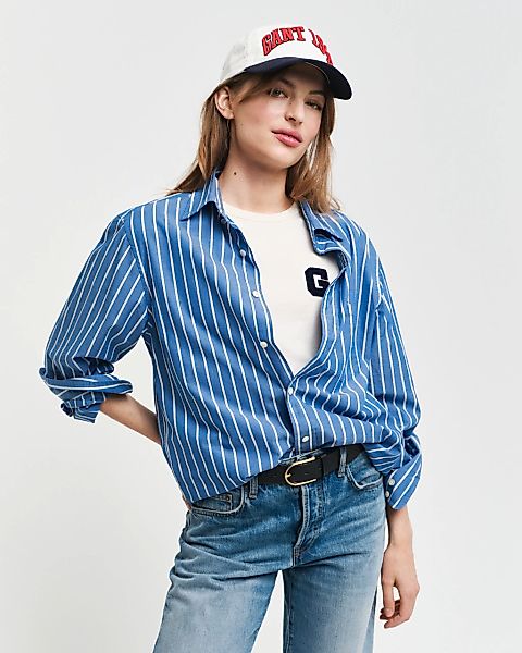 Gant Langarmhemd "REG POPLIN STRIPE" günstig online kaufen