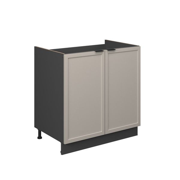 Vicco Spülenunterschrank Fame-Line, GrauBeige/Anthrazit, 80 cm, günstig online kaufen