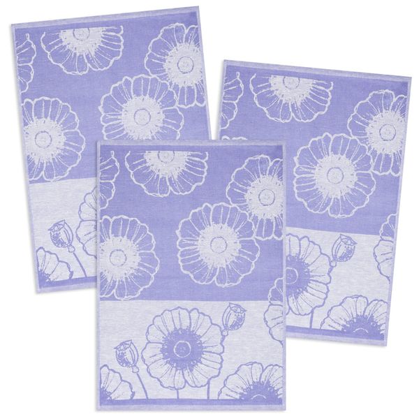 Kracht Geschirrtuch Mohnfeld, (Set, 3-tlg., 3-teilig), günstig online kaufen