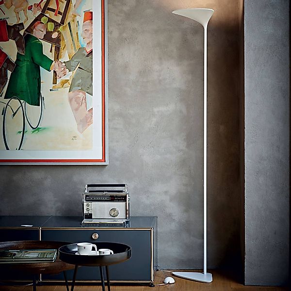 Rotaliana Sunset F1 LED-Stehlampe matt weiß 3.000K günstig online kaufen