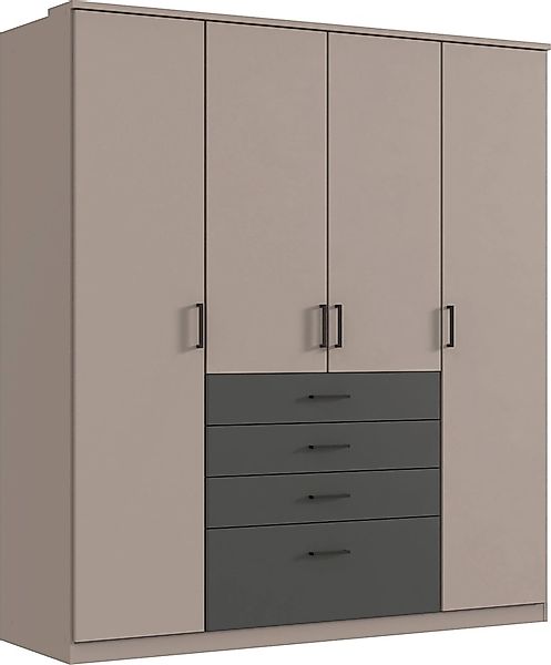 Wimex Kleiderschrank »Cottbus, in weiß oder grau modern kombiniert mit grap günstig online kaufen