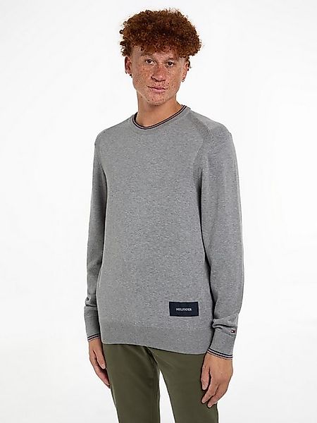 Tommy Hilfiger Rundhalspullover "RWB COTTON CREW NECK", farbliche Akzente i günstig online kaufen