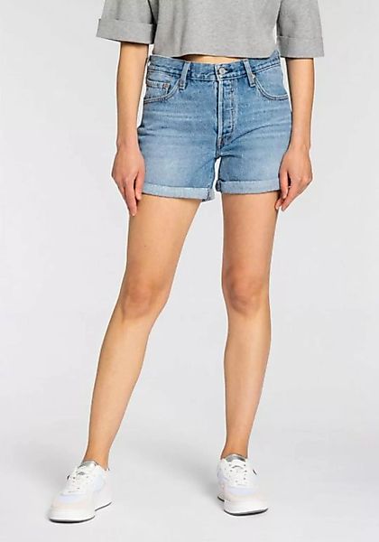 Levi's® Jeansshorts 501 Short Long Mit Knopfverschluss und krempelbarem Sau günstig online kaufen