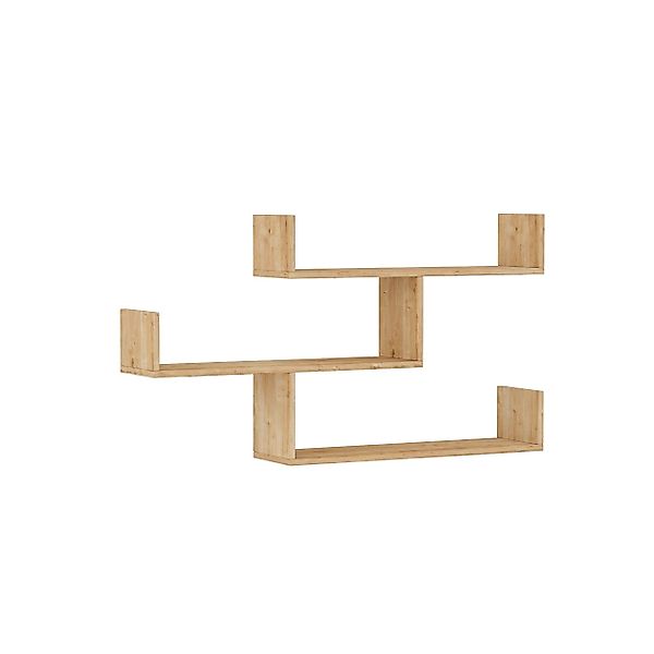 Decortie Bücherregal Tibet, Wandregal Modernes Bücherregal, 119 x 22 x 66,5 günstig online kaufen