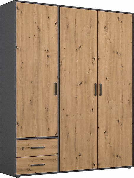 rauch Drehtürenschrank Voyager, Kleiderschrank mit Außenschubkästen, günstig online kaufen