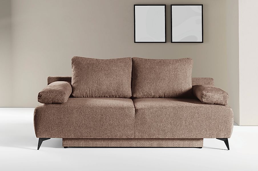 WERK2 Schlafsofa »Viktoria mit Komfortsitz- und Liegehöhe, Breite 200cm,«, günstig online kaufen