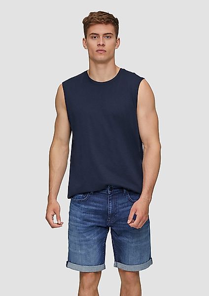 QS Shirttop Ärmelloses Shirt aus reiner günstig online kaufen