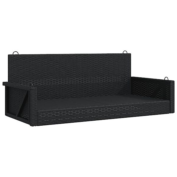 vidaXL Gartenbank Hängebank Schwarz 119x56x48 cm günstig online kaufen