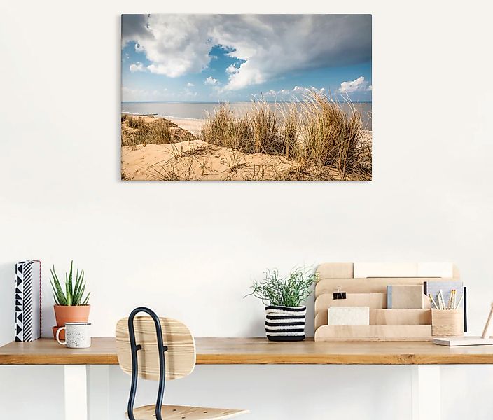 Artland Wandbild »Weg durch die Dünen am Roten Kliff«, Strandbilder, (1 St. günstig online kaufen