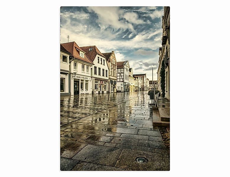 Bild auf Leinwand "Verden nach dem Regen" 75x50 cm günstig online kaufen