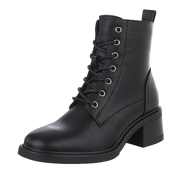 Ital-Design Damen Schnürschuhe Freizeit Schnürstiefelette (88460437) Blocka günstig online kaufen