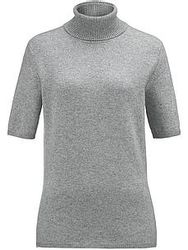 Rollkragen-Pullover aus 100% Premium-Kaschmir Peter Hahn Cashmere grau günstig online kaufen