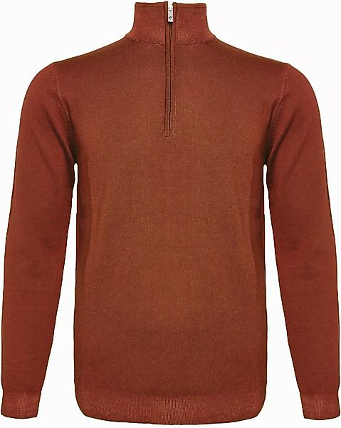 R2 Half Zip Pullover Merino Wolle Brique - Größe XL günstig online kaufen