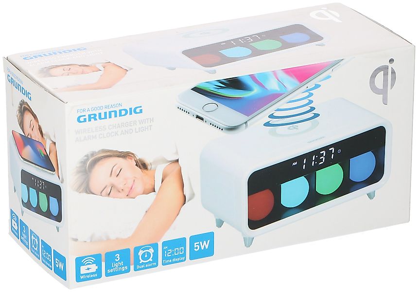 Grundig Quarzwecker Handy Charger 5W Stimmungslampe günstig online kaufen