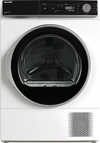 Sharp Wärmepumpentrockner "KD-NHA8S6GW1D-DE" Budget Class 8kg / EEK D / 3 T günstig online kaufen