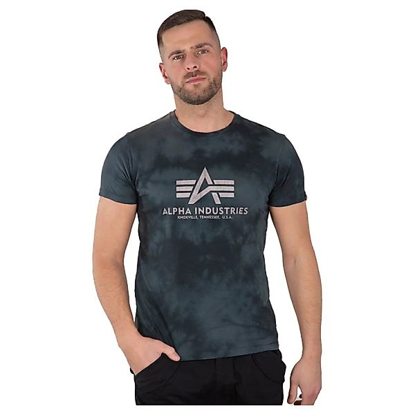 Alpha Industries Basic Batik Kurzärmeliges T-shirt XS Greyblack günstig online kaufen
