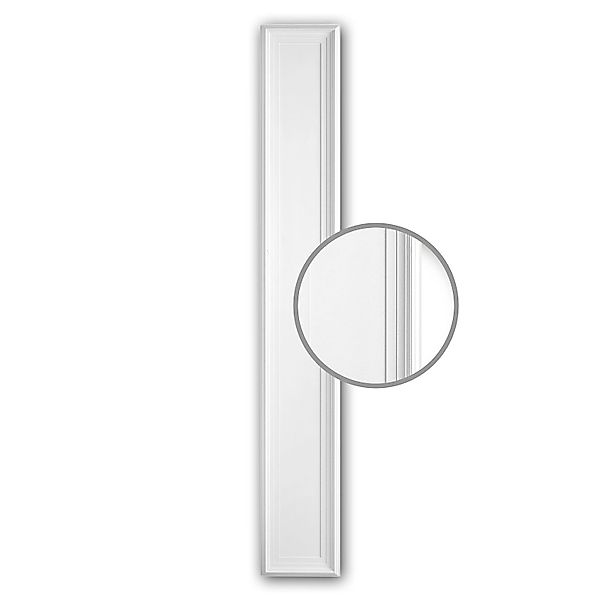 PROFHOME 122040 Pilaster Schaft Zierelement Flachsäule Wandsäule, 29 cm x 2 günstig online kaufen