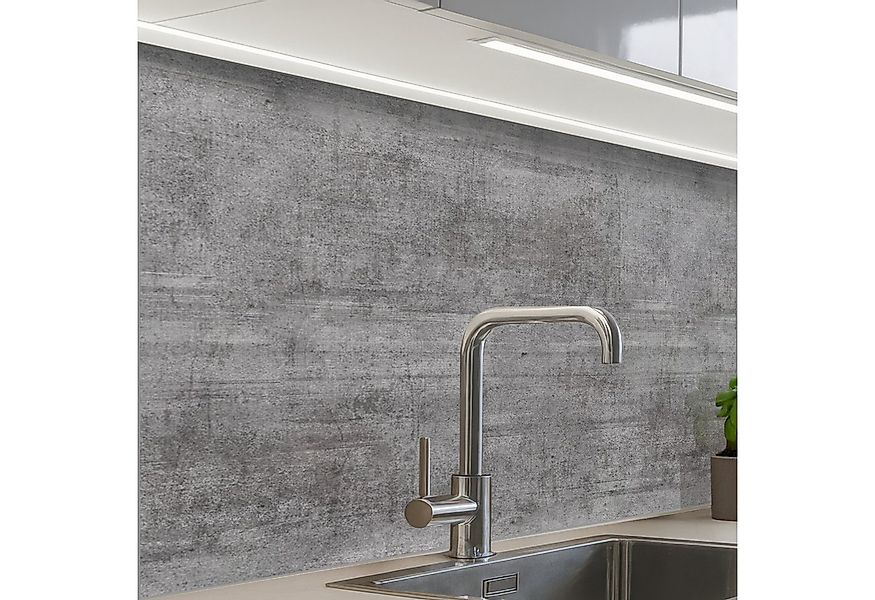 KitchenYeah Küchenrückwand selbstklebend Beton - Muster - Antik, (1-tlg), S günstig online kaufen