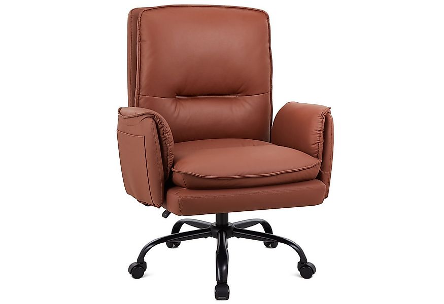 IWMH Chefsessel Ergonimischer Bürostuhl mit Armlehnen (Höhenverstellbarer E günstig online kaufen