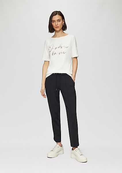 s.Oliver BLACK LABEL 7/8-Hose Jogpants mit günstig online kaufen