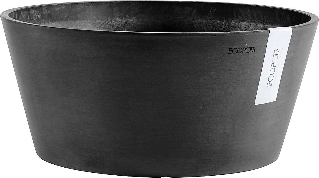 ECOPOTS Blumentopf FRANKFURT Dark Grey, BxTxH: 41x41x18 cm günstig online kaufen
