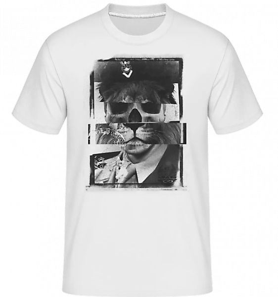 Löwe Mensch Schiebebild · Shirtinator Männer T-Shirt günstig online kaufen
