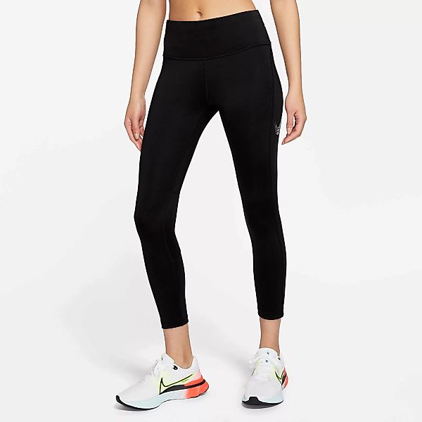 Nike Laufhose "FAST SWOOSH WOMENS MID-RISE / LEGGINGS" günstig online kaufen