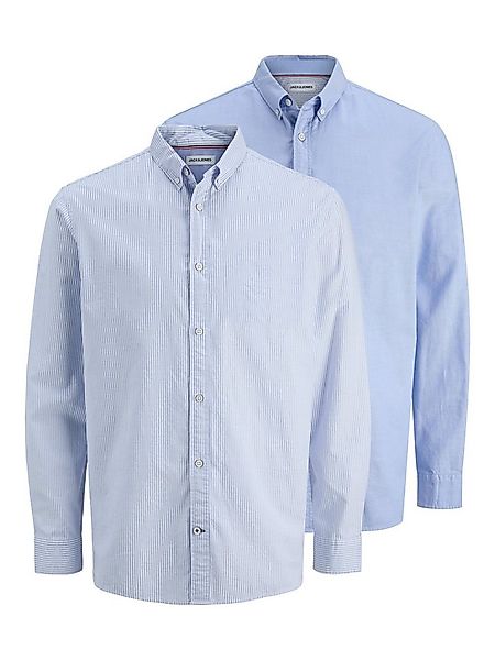 Jack & Jones Langarmhemd JJOXFORD DETAIL SHIRT LS 2 PACK MP (Packung, 2-tlg günstig online kaufen