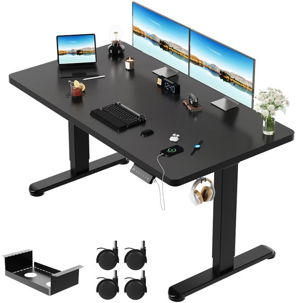 HOMALL Schreibtisch Höhenverstellbarer Elektrisch mit 25mm günstig online kaufen