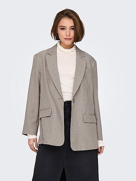 ONLY Longblazer ONLLINDA LS BOYFR MEL BLAZER TLR NOOS mit Reverskragen günstig online kaufen