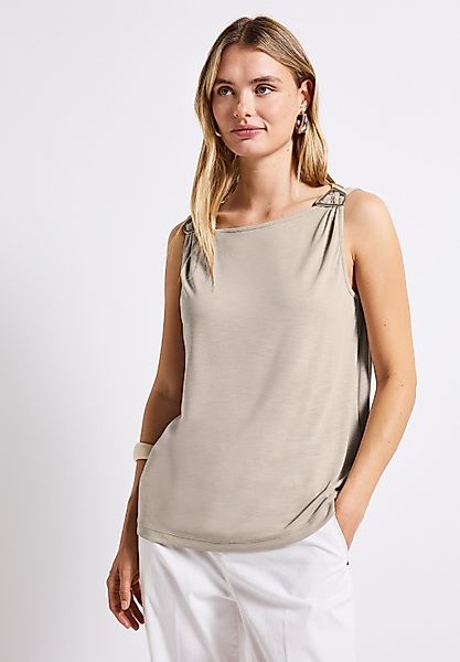 STREET ONE Tanktop, mit Schulterdetail günstig online kaufen