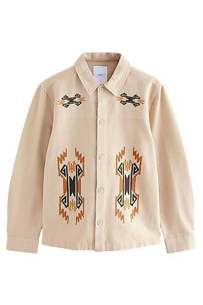 Next Hemdjacke Bestickte Hemdjacke im Navajo-Stil aus Baumwolle (1-St) günstig online kaufen