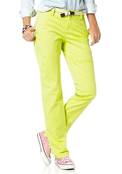 YESET Chinohose Damen Chinohose inkl. Gürtel günstig online kaufen
