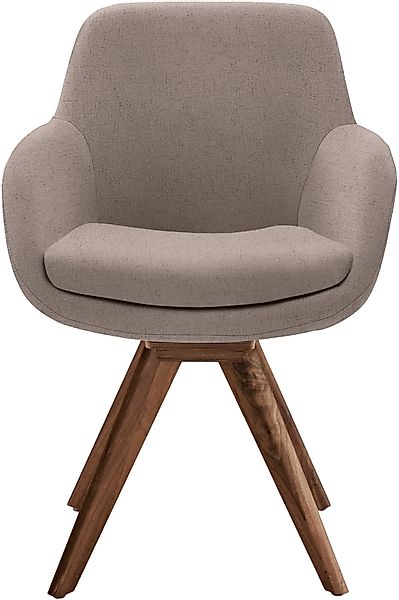 Musterring Esszimmerstuhl »Tavia« (Set) 2 Stk.Stativgestell Wildnussbaum, D günstig online kaufen