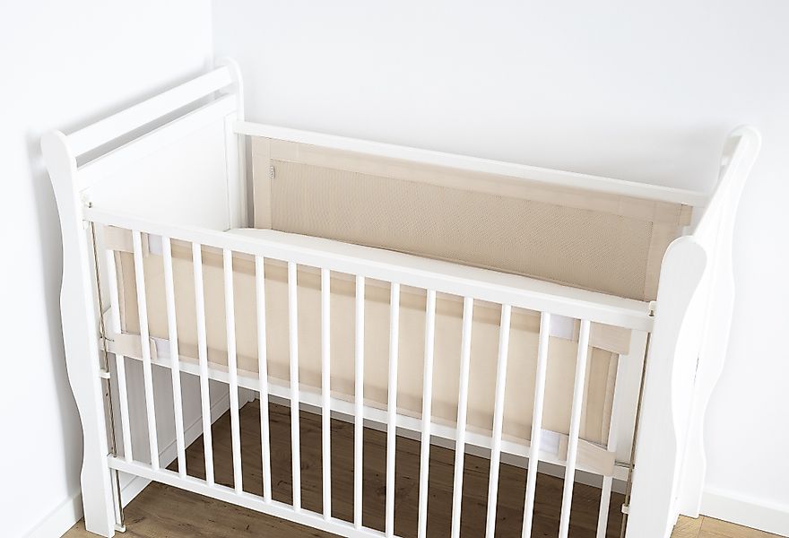 Loolay Bettnestchen BEIGE Atmungsaktiv Netzstoff BETTUMRANDUNG günstig online kaufen