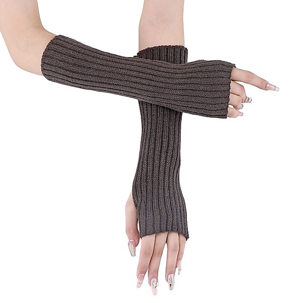 Refttenw Strickhandschuhe 2 Paar Lange Handstulpen günstig online kaufen
