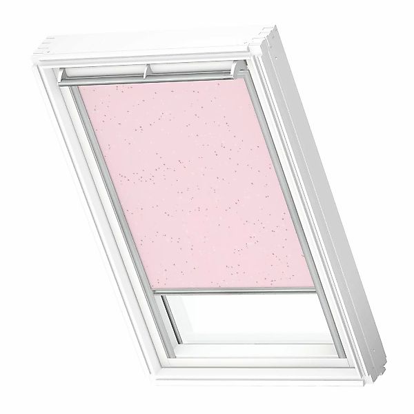 Velux Verdunkelungs-Rollo Manuell DKL CK06 4659S mit Sterne 55 x 118 cm Ros günstig online kaufen