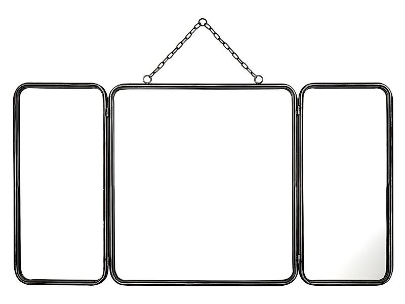 Spiegel Vintage-Stil - 60 x 112 cm - Grau metallic - CERRONE günstig online kaufen