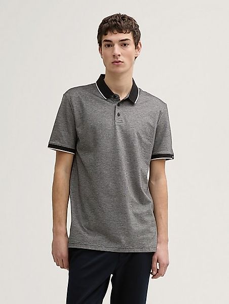 TOM TAILOR Denim Poloshirt Piqué Poloshirt aus Baumwolle günstig online kaufen